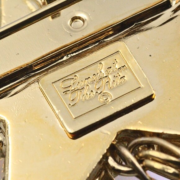 Magnificent Lunch At Ritz Enamel Frog Christmas Tree Holiday Brooch Earrings Se - Picture 5 of 12